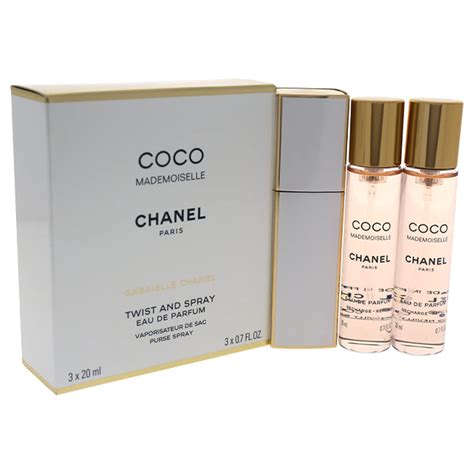 coco mademoiselle chanel paris twist and spray|Chanel Coco Mademoiselle twist refill.